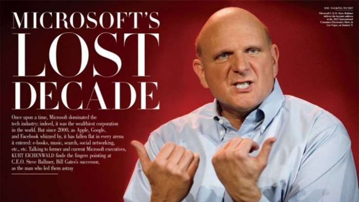 How Microsoft Lost Its Mojo: Kurt Eichenwald in <em>Vanity Fair</em>